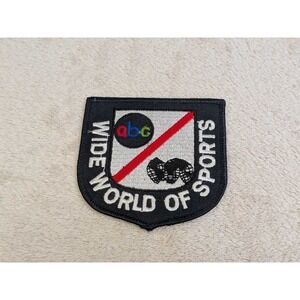 ABC Wide World of Sports Embroidered Shield Logo PatchCollectible TV Memorabilia
